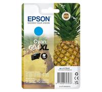 Epson 604XL Serie Ananas Cartucce per Stampante Getto d'Inchiostro, Formato XL, Stampe Affidabili Casa e Ufficio, Confezione Retail, Confezione Singola 1 Colore, Ciano 4.0 ml