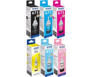 Epson 673 Multipack nero / ciano / magenta / giallo / ciano (chiaro) / magenta (chiaro) Originale T673 MCVP