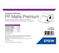 EPSON PP Matte Premium, Continuous, Kunststoff, 55 m, B 105mm, Etikettenrolle, 7113703