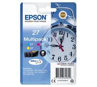Epson Alarm clock Multipack Sveglia 3 colori Inchiostri DURABrite Ultra 27 (EPSON 27 MULTIPACK INK WF-3620DWF 7110DTW 7610DWF)