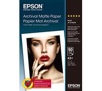 Epson Archival (C13S041340) - carta opaca - super b (330 x 483 mm) - 192 g / m2 - 50 pezzi