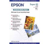 Epson Carta matte da archivio C13S041340 – A3+ 33x48 cm, 50 fogli, bianca, getto d'inchiostro