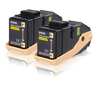 Epson C13S050606 confezione doppia giallo (yellow) toner originale