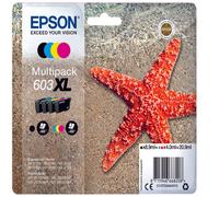 EPSON - C13T03A64010 - Epson - Multipack Cartucce Ink - 603XL - C-M-Y-K - C13T03A64010 - C-M-Y 4ml cad - K 8,9ml - EPST03A64010 - Conf. da 1 Pz. - C13T03A64010