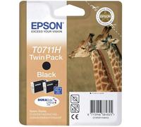 Epson Giraffe Confezione doppia Nero T0711H Inchiostri DURABrite Ultra