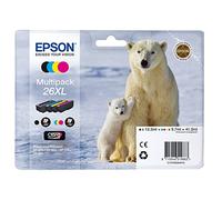Epson C13T26364010 Cartuccia a Getto d'Inchiostro 26Xl T2636 Claria Multipack 4, da 41.3 ml