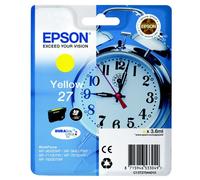 Epson C13T27044012 27 Cartuccia Inchiostro Giallo, 300 Pagine 3.6ml per WF 3620