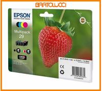EPSON C13T29864022 CART.INK-JET SERIE FRAGOLA MT.PACK CLARIA 4C T2986