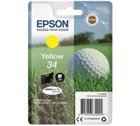 Epson Golf ball Singlepack Yellow 34 DURABrite Ultra Ink