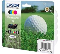 Epson C13T34664010 - 34 - Confezione da 4 - nero, giallo, ciano, magenta - originale - blister - cartuccia d'inchiostro - per WorkForce Pro WF-3720, WF-3720DWF, WF-3725DWF