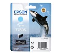 EPSON - C13T76054010 - Epson - Cartuccia ink - Ciano chiaro - T7605 - C13T76054010 - 25,9ml - EPST76054010 - Conf. da 1 Pz. - C13T76054010