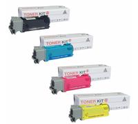 EPSON C2900 KIT 4 5 TONER COMPATIBILI NO OEM BK C M Y 3000/2500 pagine