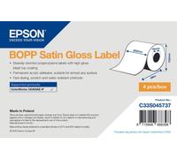 Epson C33S045737 BOPP Satin Gloss, per ColorWorks, 203mm x 68m, bianco etichette autoadesive
