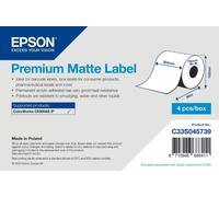 Epson C33S045739 Premium Matte, per ColorWorks, 203mm x 60m, bianco etichette autoadesive
