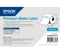 Epson C33S045741 Premium Matte, per ColorWorks, 102mm x 60m, bianco etichette autoadesive