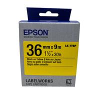 EPSON C53S657005 LK-7YBP ETICHETTE NERO SU GIALLO 36mmX9mt LW-600P/LW-700/LW-900
