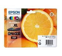 EPSON CART INK MULTIPACK (BK-C-M-Y), SERIE 33 XL ARANCIA, 5 COLORI