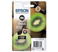 Epson kiwi singlepack photo black 202xl claria premium ink