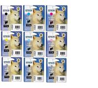 Epson Cartucce d'inchiostro originali T0961 nero, T0962 ciano, T0963 magenta, T0964 giallo, T0965 Light Magenta, T0967 ciano, T0966, T0968 nero opaco, T0969 Light Black per Stylus Photo R2880