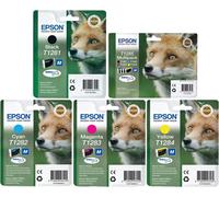 Epson Cartucce Volpe T1281 T1282 T1283 T1284 T1285 Stylus SX 130 Original