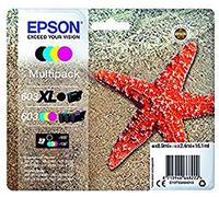 Originale Epson 603XL/603 pacco da 4 cartucce - C13T03A94010
