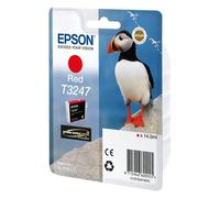 Epson Cartuccia stampante Serie Pulcinella di mare Rosso ULTRA CHROME T3247