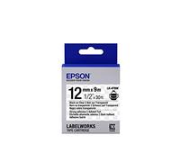 EPSON CINTA ADHESIVA RESISTENTE - LK-4TBW CINTA ADHESIVA RESISTENTE NEGRA/TRANSPARENTE 12/9
