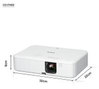 Epson CO-FH02 3000 ANSI lumen 3LCD 1080p (1920x1080) Bianco