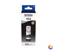 Epson EcoTank 104 Nero - Bottiglia di inchiostro originale, confezione singola