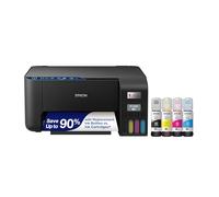 Epson EcoTank ET-2400 Wireless Color All-in-One Cartridge-Free Supertank Printer with Scan and Copy - Easy, Everyday Home Printing, Black