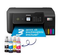 Epson EcoTank ET-2820 stampante multifunzione inkjet 3-in-1 A4, serbatoi ricaricabili alta capacità, 4 flaconi inclusi pari a 3600pag B/N 6500pag colore, Wi-FI Direct, USB