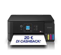 Epson EcoTank ET-2922 | Uso domestico intenso | Wi-Fi | A4 | Stampa, copia, scansione | Display LCD | Compatibile con AirPrint | Compatta | Fino a 3 anni di inchiostro inclusi
