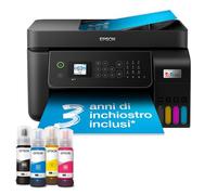 Epson EcoTank ET-4800 Stampante con Serbatoi D’inchiostro | Casa e Piccolo Ufficio | Wi-Fi Ed Ethernet | A4 | Stampa, Copia, Scansione, Fax | Display LCD 3.7 cm | ADF | 3 Anni D'Inchiostro Inclusi