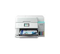 EcoTank ET-4956 Stampante bianca multifunzione A4 Wi-Fi con serbatoi di inchiostro AirPrint, ADF, stampa fronte/retro, scansione, copia e fax, fino a 3 anni di inchiostro inclusi