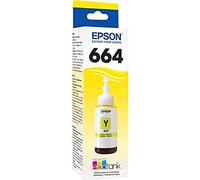 Epson EcoTank T664 - Flacone di inchiostro giallo per EcoTank ET-16500, ET-2500, ET-2550, ET-2610, ET-2650, ET-3600, ET-4500, ET-4550, confezione singola, C13T664492
