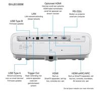 Epson EH-LS11000W (EH-LS11000W Projector - 2500 ANSI Lumens 4K UHD Laser Project