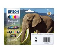 Epson elephant multipack 6-colours 24 claria photo hd ink