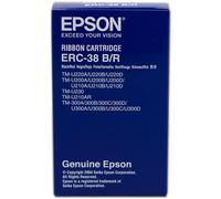 TM-U220D (012A0) Epson ERC-38BR Nastro colorato nero / Rosso Originale C43S015376