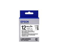 Epson Etichetta Cartuccia Resistente Al Calore LK-4WBH Nero/Bianco 12mm (2m)