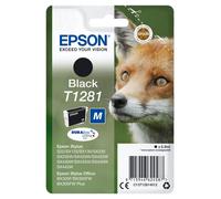 Epson Fox Cartuccia Nero (Epson T1281 - st?rrelse M - sort - ori) NEW