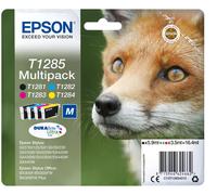 Epson Fox Multipack 4 colori (EPSON T1285 MULTIPACK BK C M Y T128 MULTIPACK M BK C M Y) NEW