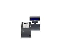 Epson Fp81Ii Lcd Edg 80Mm Eth Tastiera 23 Cutt Stampante Fiscale Termica Monocromatica