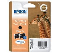 Epson Giraffe Confezione doppia Nero T0711H Inchiostri DURABrite Ultra