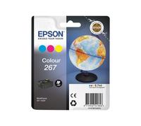 Epson Globe Singlepack Colour 267 ink cartridge Ciano C13T26704010