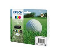 Originale Epson WorkForce Pro WF-3720 DWF Cartuccia stampante (34 / C 13 T 34664020) multicolor Multipack (4 pz.), Contenuto: 6,1ml + 3x4,2ml