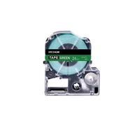 Epson HTC24GW, 24mm x 8m, testo nera / sfondo verde, nastro compatibile