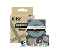 Epson Labelworks LK-6TBJ Cartuccia a nastro per etichettatura compatibile con Epson LabelWorks LW-C610 Trasparente opaco/Nero 24mm