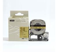 Epson LC-SM24ZW, 24mm x 8m, testo nera / sfondo d'oro, nastro compatibile