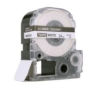 Epson LC-SS24KW, 24mm x 8m, testo nera / sfondo bianco, nastro compatibile