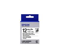 Epson Nastro fondo Bianco per testo Nero, Iron On 12/5 LK-4WBQ C53S654024